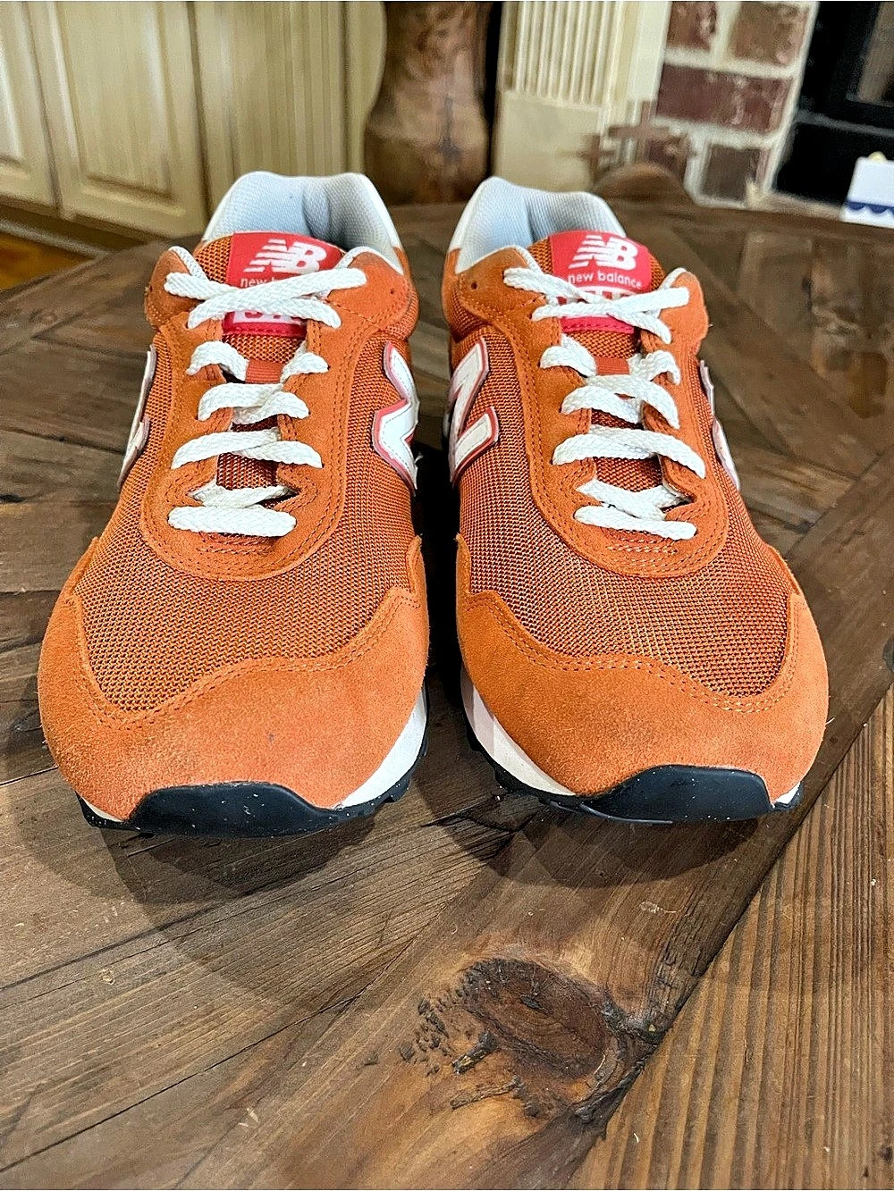 New Balance 574 Sneakers Orange US 8.5 Like New